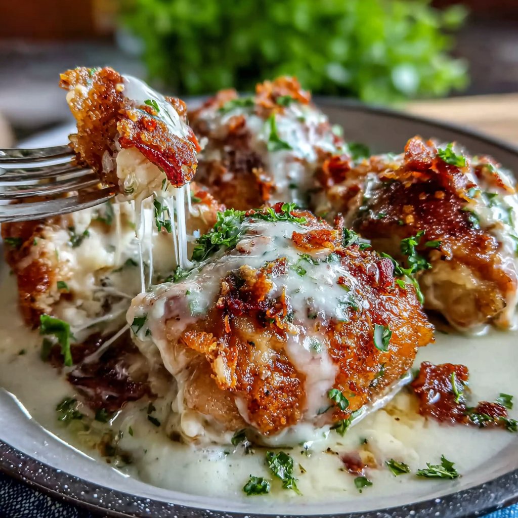 Creamy Garlic Chicken Thighs