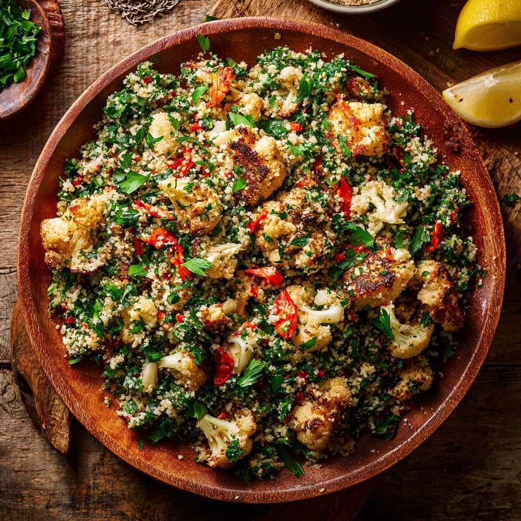 Mediterranean Cauliflower Tabbouleh