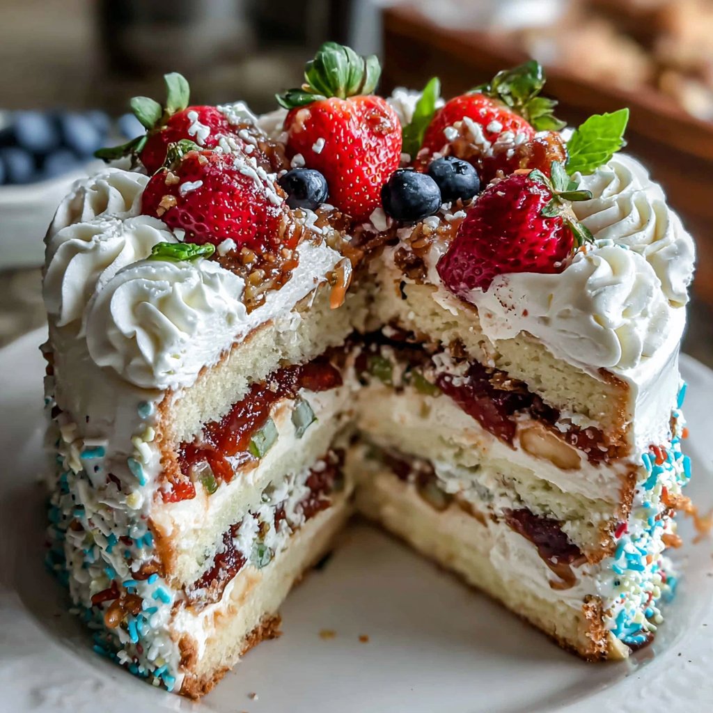 Radiant Rainbow Graduation Cake