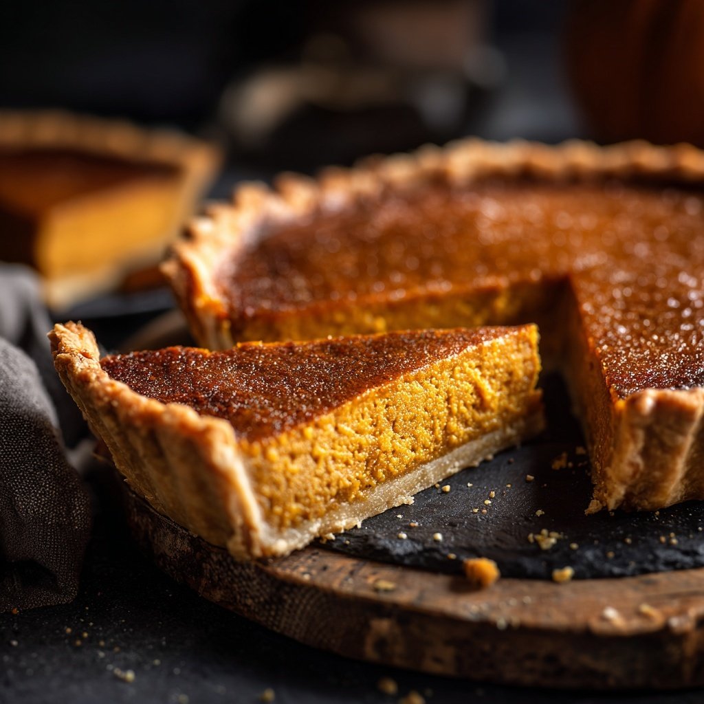 Festive Spiced Pumpkin Pie