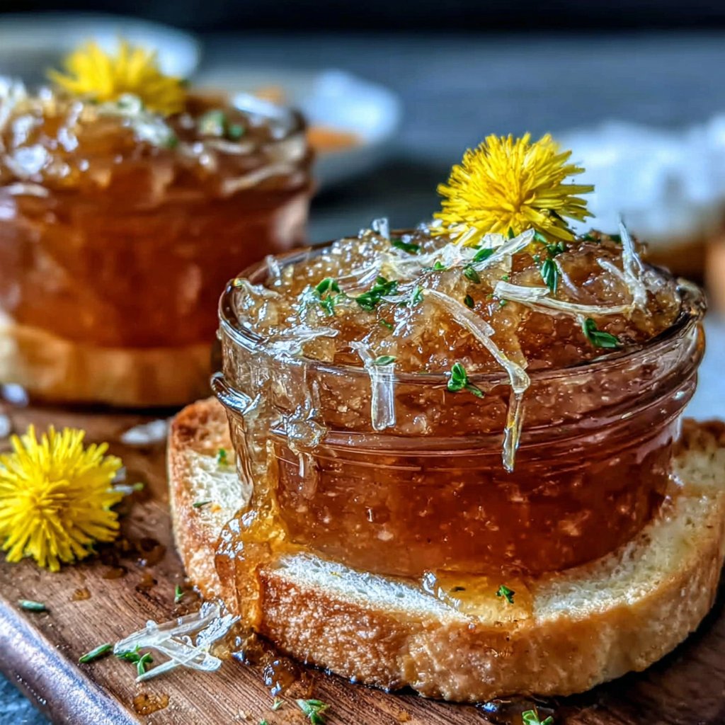 Dandelion Jelly with Citrus Zest