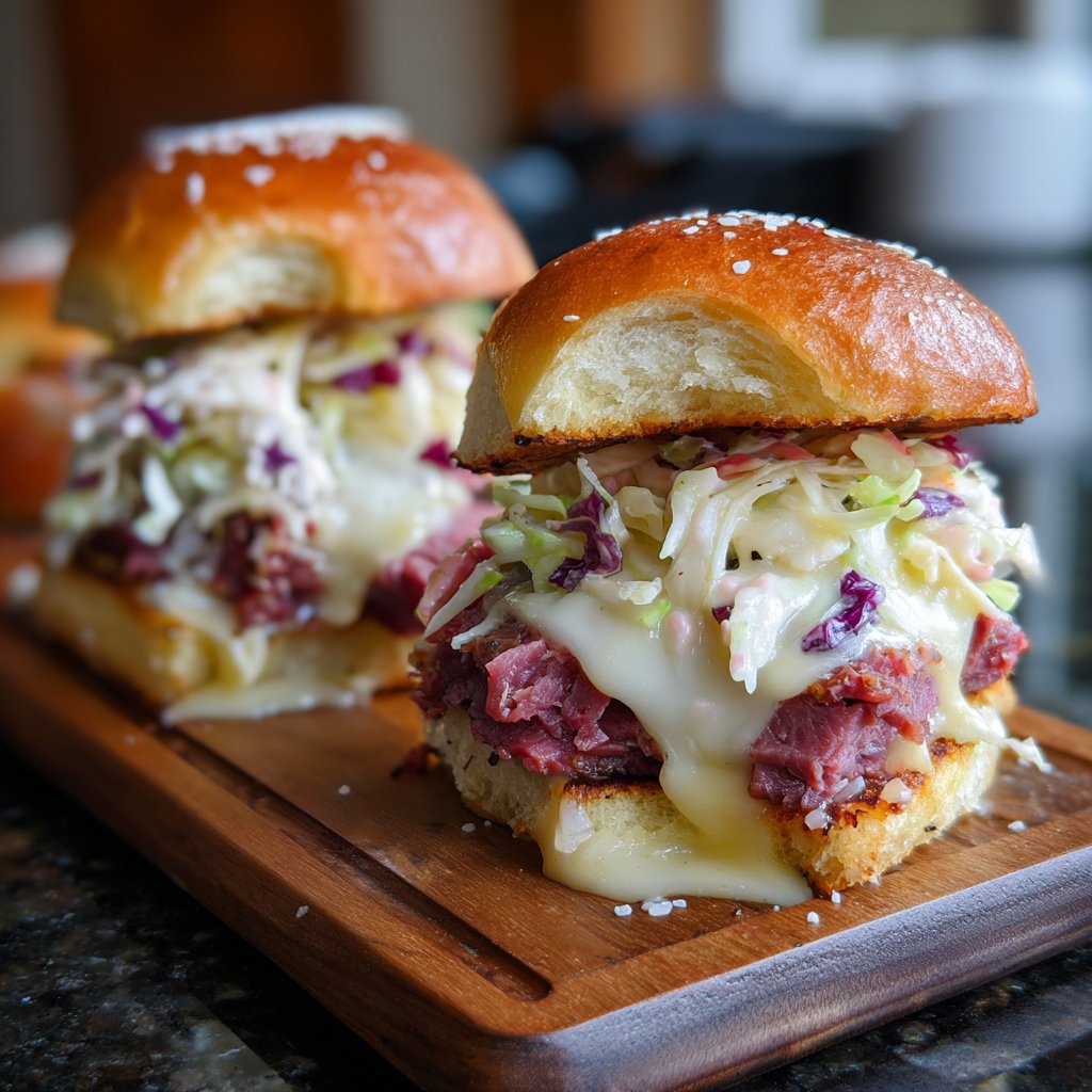 Mini Corned Beef Sliders